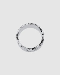 Kuzzoi - ICONIC EXCLUSIVE - Ring Robust Look Trend in 925 Sterling Silver
