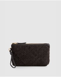 Evity - Ines Suede Weave Pouch