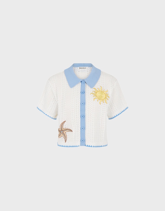 Kulani Kinis - Embroidered Knit Shirt