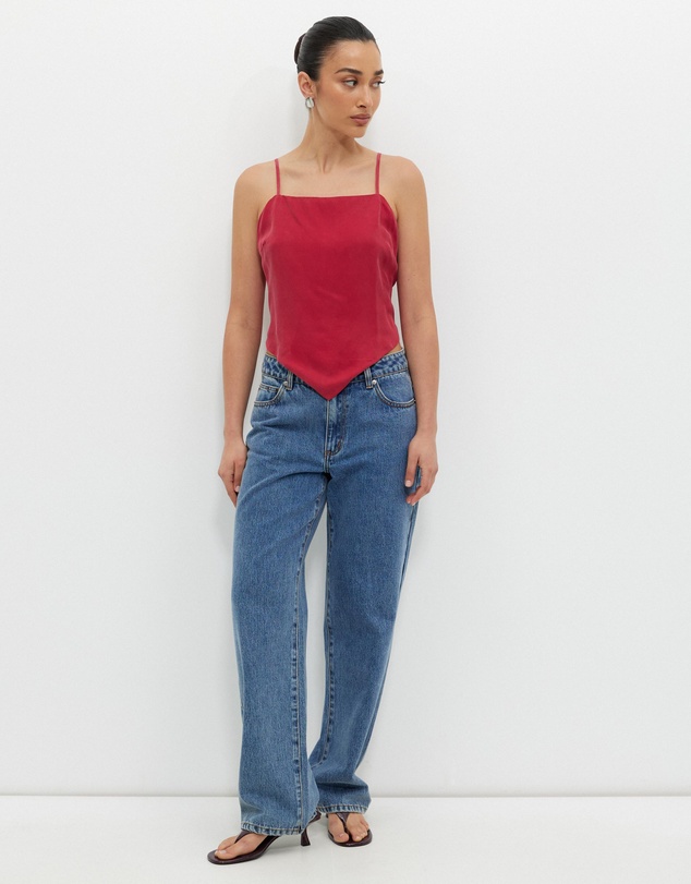 Calli - Cupro Scarf Top