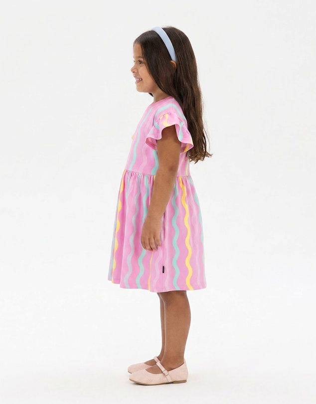 Rock Your Kid - Candry Stripe Fleur Dress
