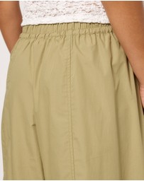 AERE - Organic Cotton Barrel Leg Pants