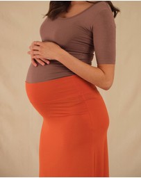 Bamboo Body - Lana Long Maternity Skirt