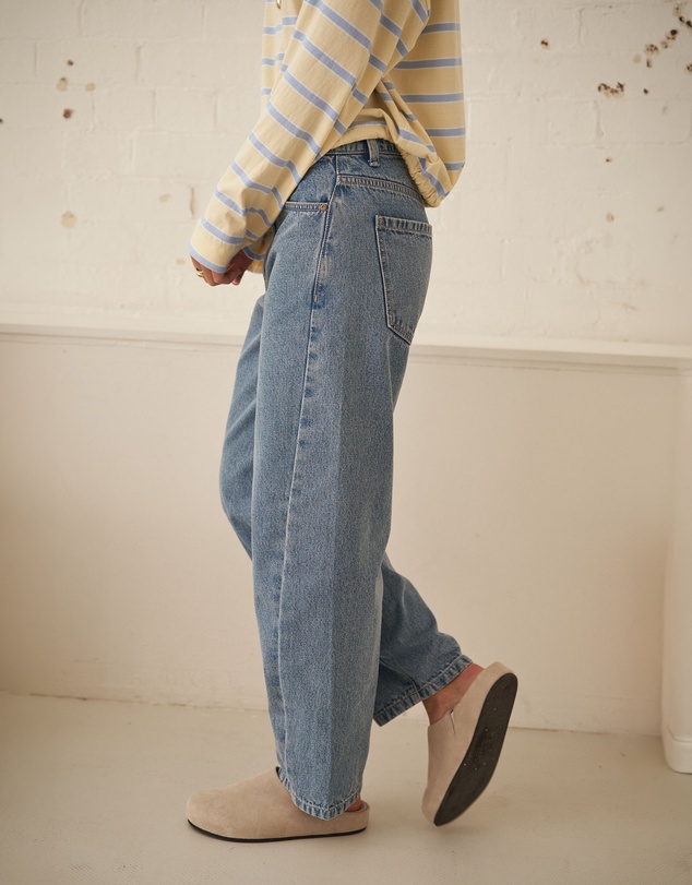 Ceres Life - Leah Tapered Barrel Jean