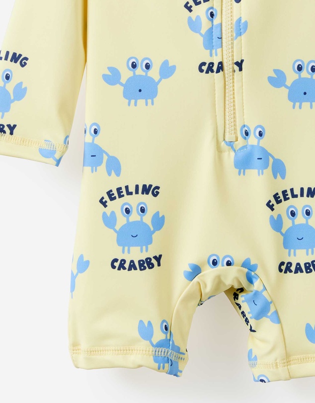 Cotton On Kids - Baby Long Sleeve All In One Swimsuit