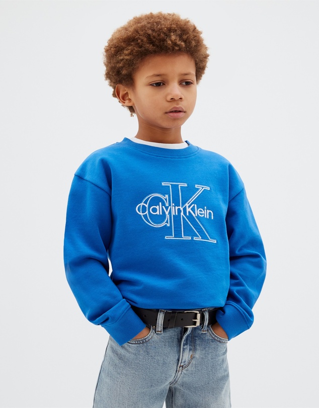Calvin Klein Jeans - Boys Monologo Terry Sweatshirt