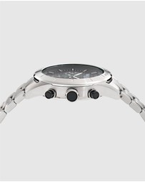 Aston Martin - BST Black Steel Bracelet and Black Silicone Strap Box Set
