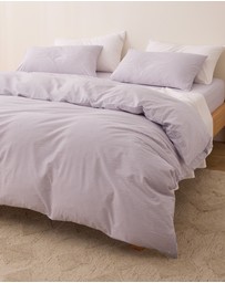 Sheet Society - Leo Washed Cotton Quilt Cover Set