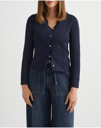 David Lawrence - Stace Scalloped Cardigan