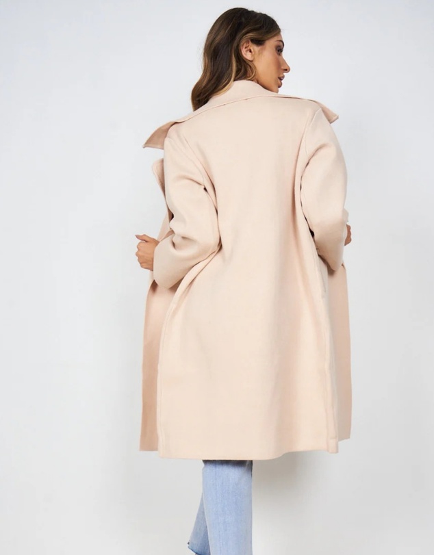 Esther & Co - Fireplace Coat - Cream