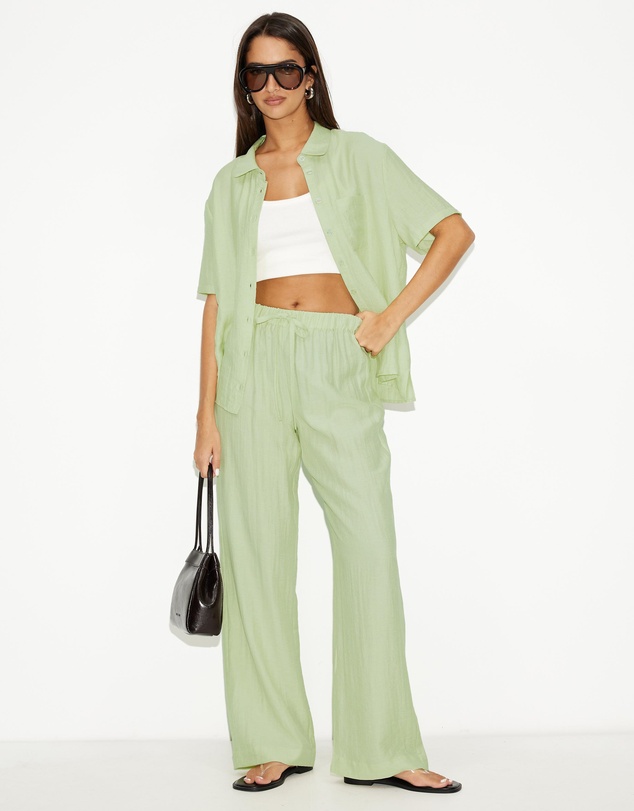 Dazie - Summer Plans Linen Blend Trousers