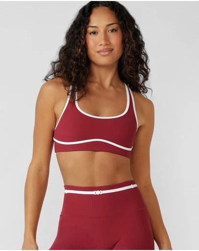 Lorna Jane - Paros Rib High Support Sports Bra