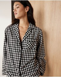 Atmos&Here - Ava Gingham Long PJ Set