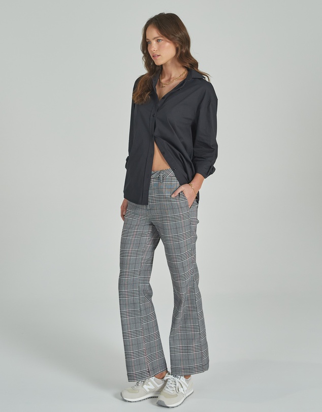 DRICOPER DENIM - Check Kick Flare Trousers