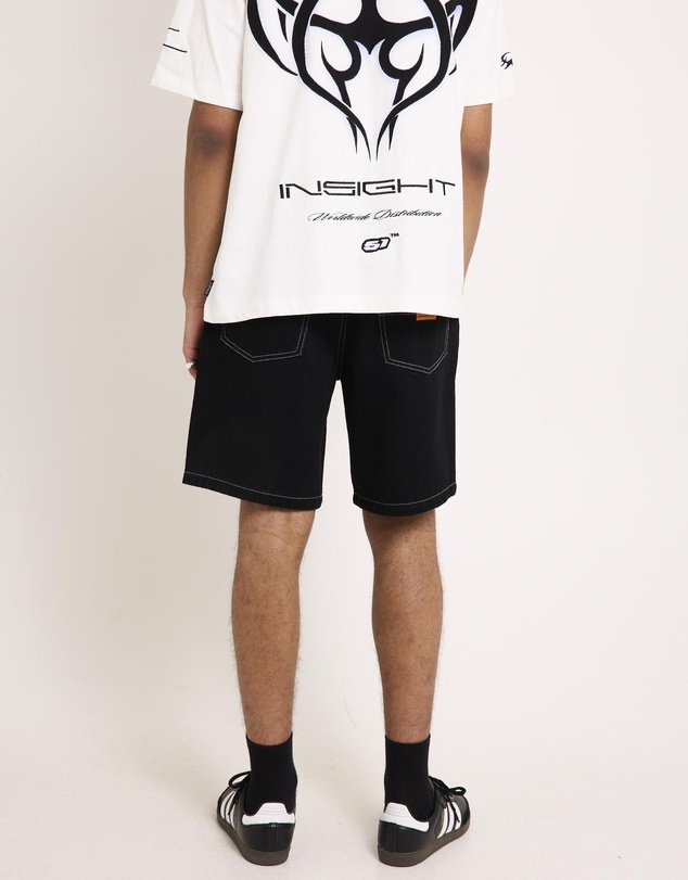 Insight - Knocker Contrast Stitch Jort