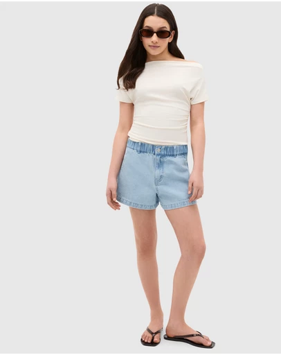 Seed Heritage - High Waisted Denim Short - Teen