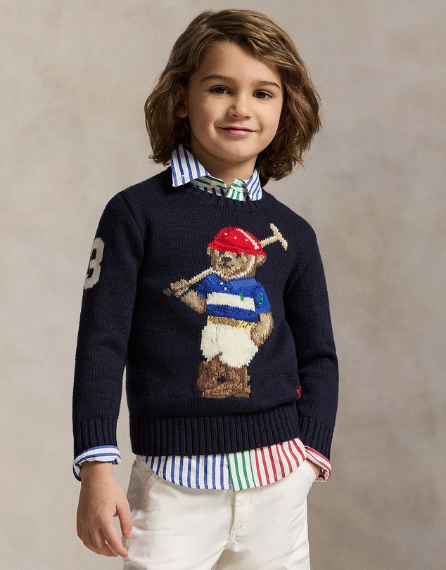 Polo Ralph Lauren - Polo Bear Crewneck Sweater - Kids