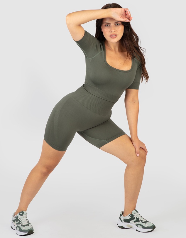 B Free Intimate Apparel - Seamless High Waist Midi Biker Shorts