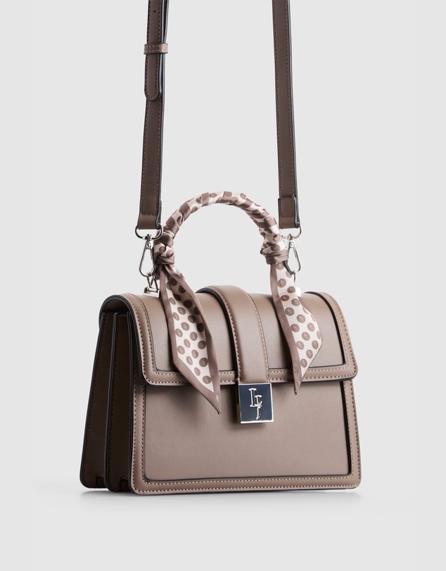 Laura Jones - Scarf Top Handle Bag