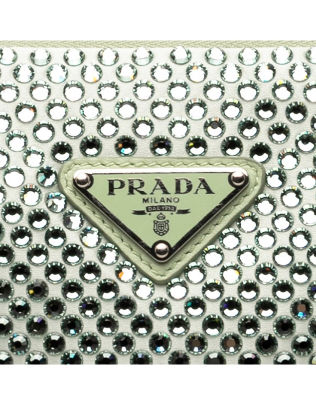 Pre-Loved by Azura Reborn - Pre-Loved Satin Crystal Embellished Triangle Pouch