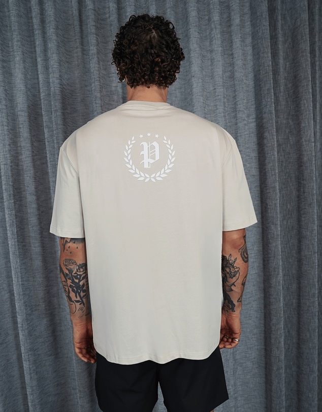 Provence - Crest Logo T-Shirt Beige