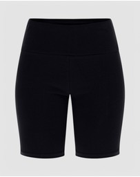 GUESS - Aline Active Logo Bike Shorts