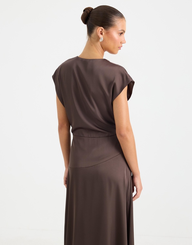 Calli - Sammy Wrap Maxi Dress
