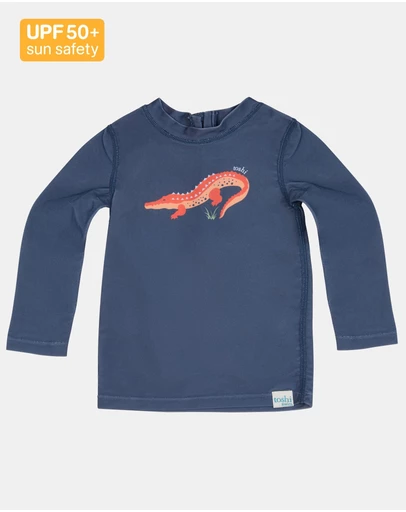 Toshi - Swim Rashie L/S Splash -  Kakadu Moonlight 0