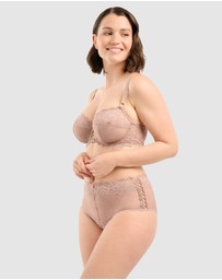 Sans Complexe - Arum Prima Mid Rise Sheer Stretch Lace Brief