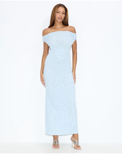 Dazie - Yacht Off-Shoulder Maxi Dress