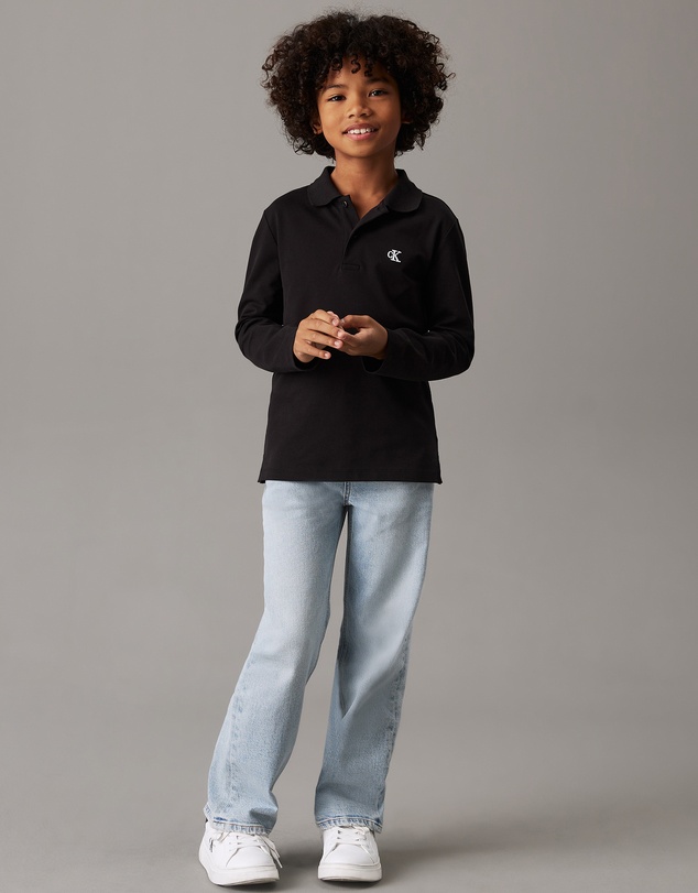Calvin Klein Jeans - Boys Long Sleeve Polo Shirt