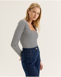 Review - Maloney Stripe Top