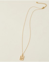 Carly Paiker - Sagittarius Star Sign Zodiac Tag Necklace