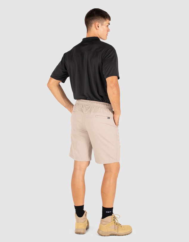 UNIT - UNIT Pivot Mens Elastic Waist Chino Shorts