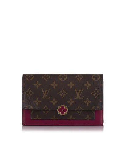 Pre-Loved by Azura Reborn - Pre-Loved Louis Vuitton Monogram Flore Wallet On Chain