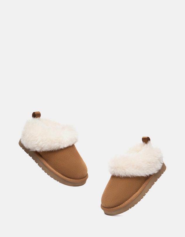 EVERAU - Australian Shepherd Ugg Glacial Kids Cow Suede Upper UGG Boots