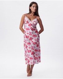 Bras N Things - Lola Long Slip - Print Floral