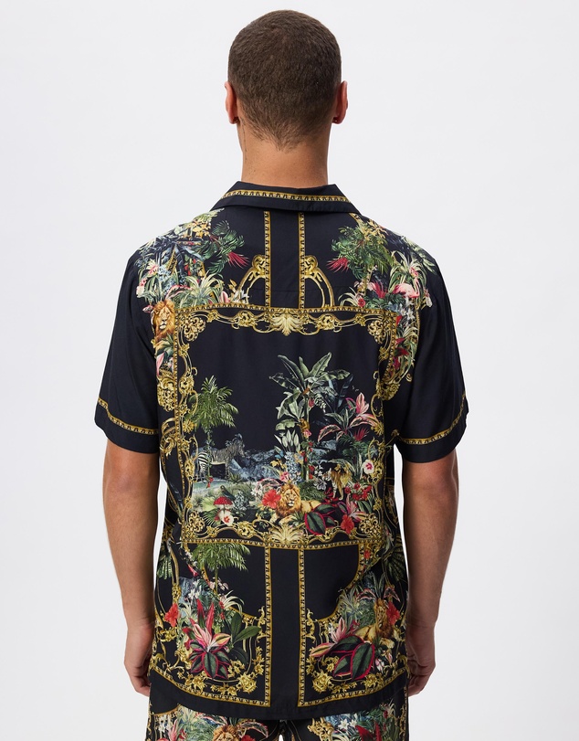 Camilla - Short Sleeve Camp Collared Shirt