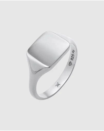 Kuzzoi - ICONIC EXCLUSIVE - Chunky Band Ring in 925 Sterling Silver