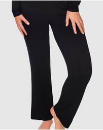 B Free Intimate Apparel - Bamboo Long Sleeve Top and Flare Pants Pyjama Set