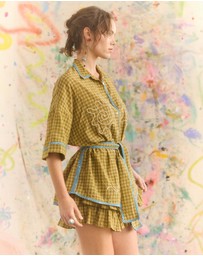 KINGA CSILLA - Hulia Check Token Shirt