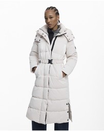 Desigual - Long padded puffer jacket