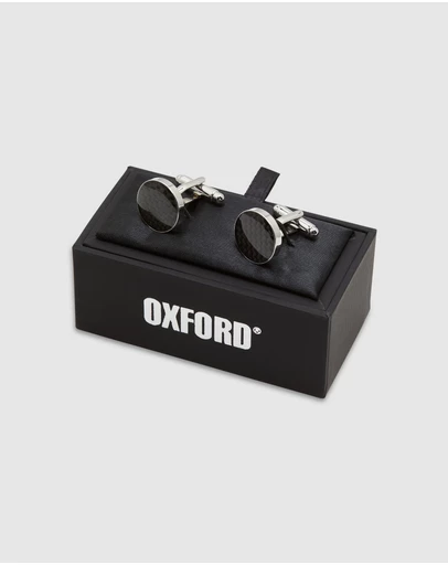 Oxford - Mens Dark Circle Cuff Link