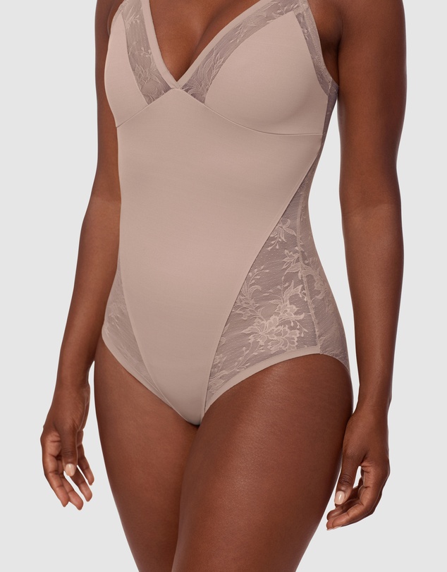 Miraclesuit Shapewear - Modern Romance Wirefree Lace Shapewear Bodysuit