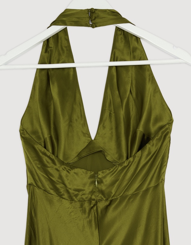 Revibe - Repaired Reformation Daniela Silk Dress - AU 8