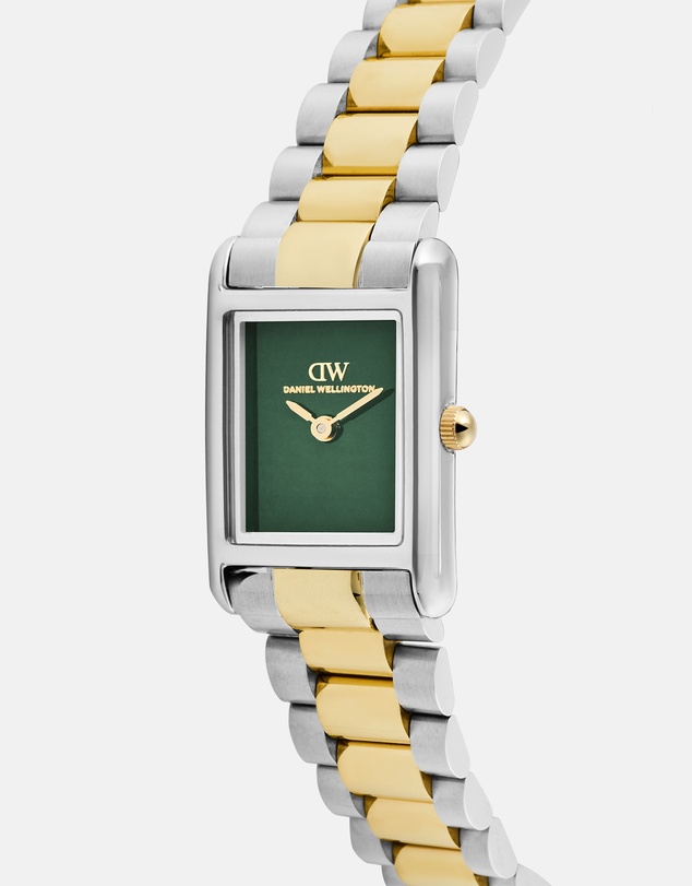 Daniel Wellington - Bound Mini 3-Link Emerald Two-Tone