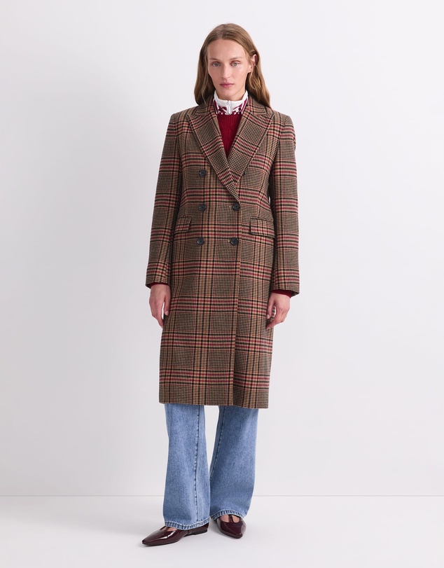 Sportscraft - Gia Double Breasted Check Coat