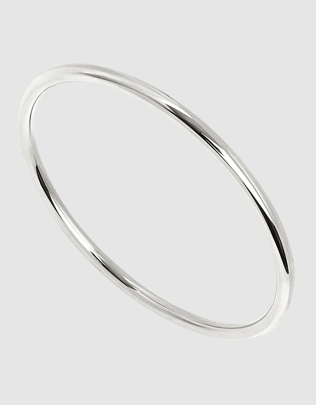 Najo - Simplicity Silver Bangle