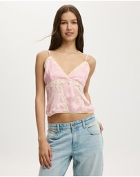Cotton On - Satin Lace Cami