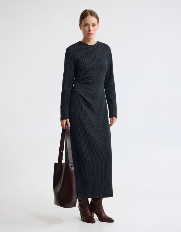 Oxford - Hartley Jacquard Stripe Knit Dress